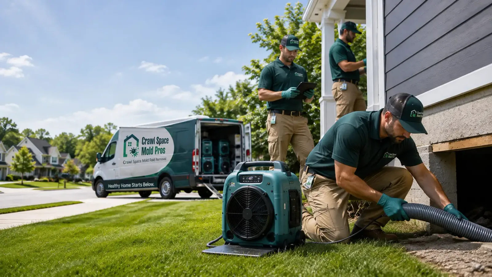 Crawl Space Mold Removal in Orangeville, IL